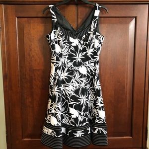 Black and white dress